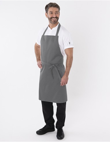 DEN-DP10-Bib Apron with Adjustable Halter